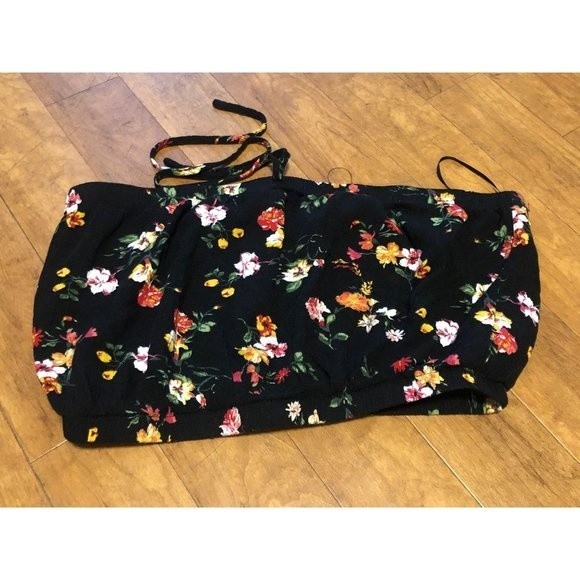 Ambiance Floral Halter Top Size S - Picture 1 of 6